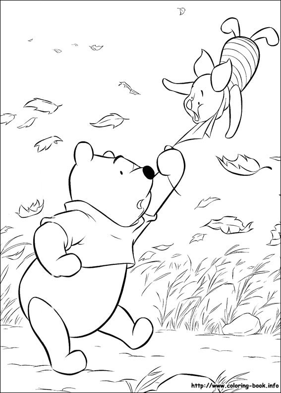 Winnie the Pooh coloring picture